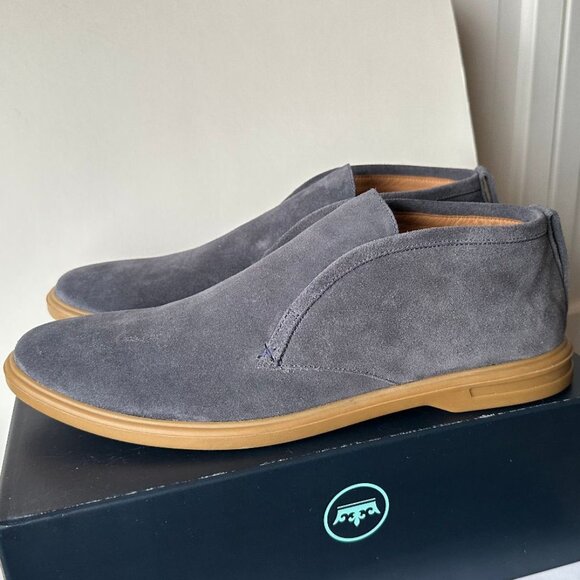 NEW $298 PETER MILLAR SUEDE SLIP ON CHUKKA BOOTS SIZE 10 & 12 - Picture 1 of 3
